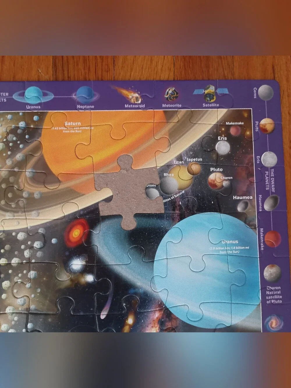 3/$10 🌟 Quokka Colorful Space Solar System 100 Piece Puzzle
